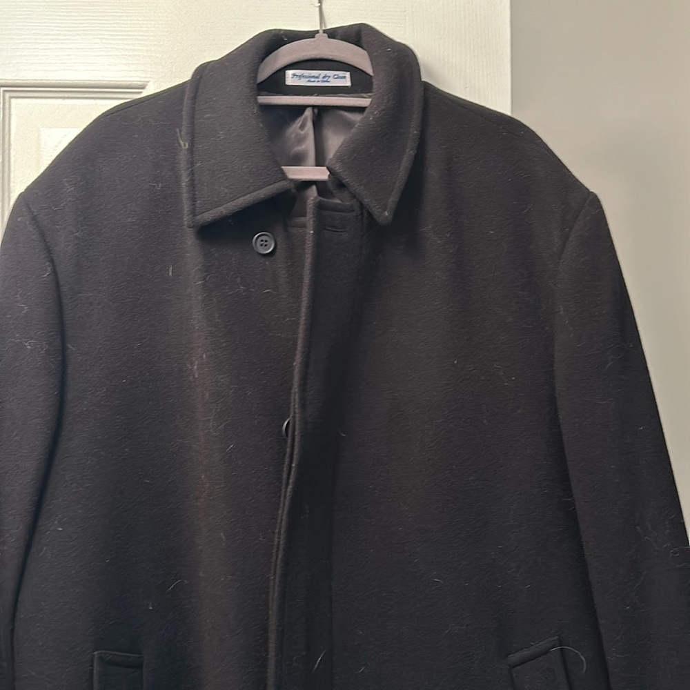 Men’s Wool Overcoat Size Large/Regular